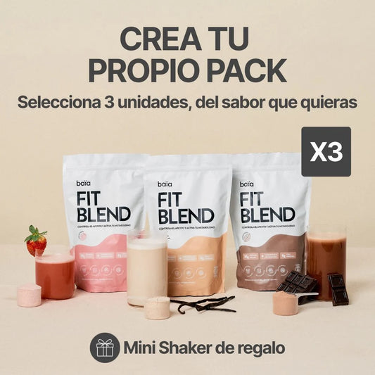 PACK 3 FIT BLEND™ + SHAKER GRATIS