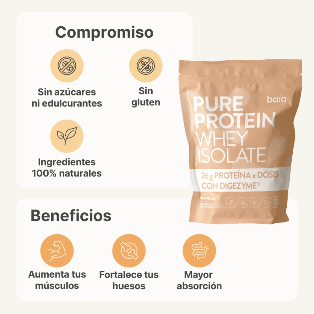 Pure Protein Whey isolate vainilla Baïa Food