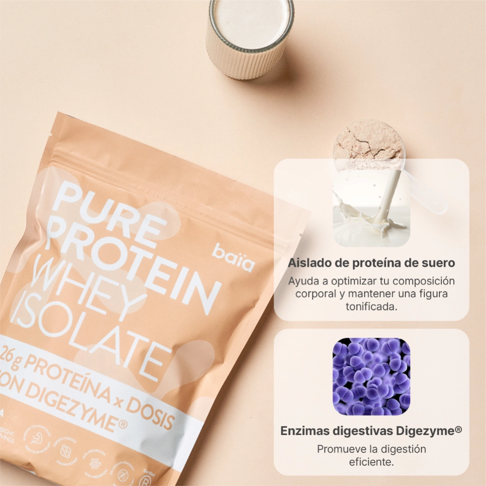 Ingredientes Pre Protein whey isolate vainilla