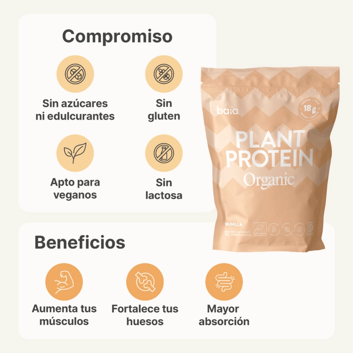 Plant Protein vanilla Baía Food