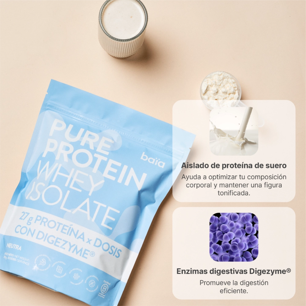 Ingredientes Pre Protein whey isolate neutro