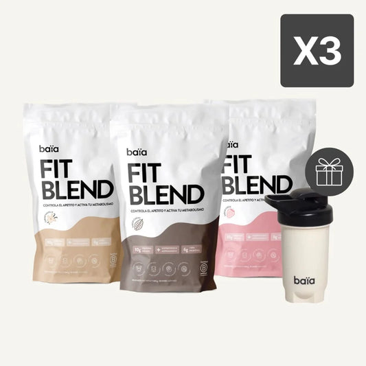 PACK 3 FIT BLEND™ + SHAKER GRATIS