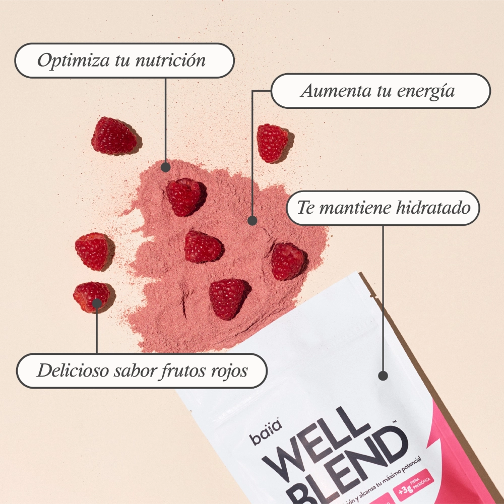 Características Well Blend™ Frutos Rojos