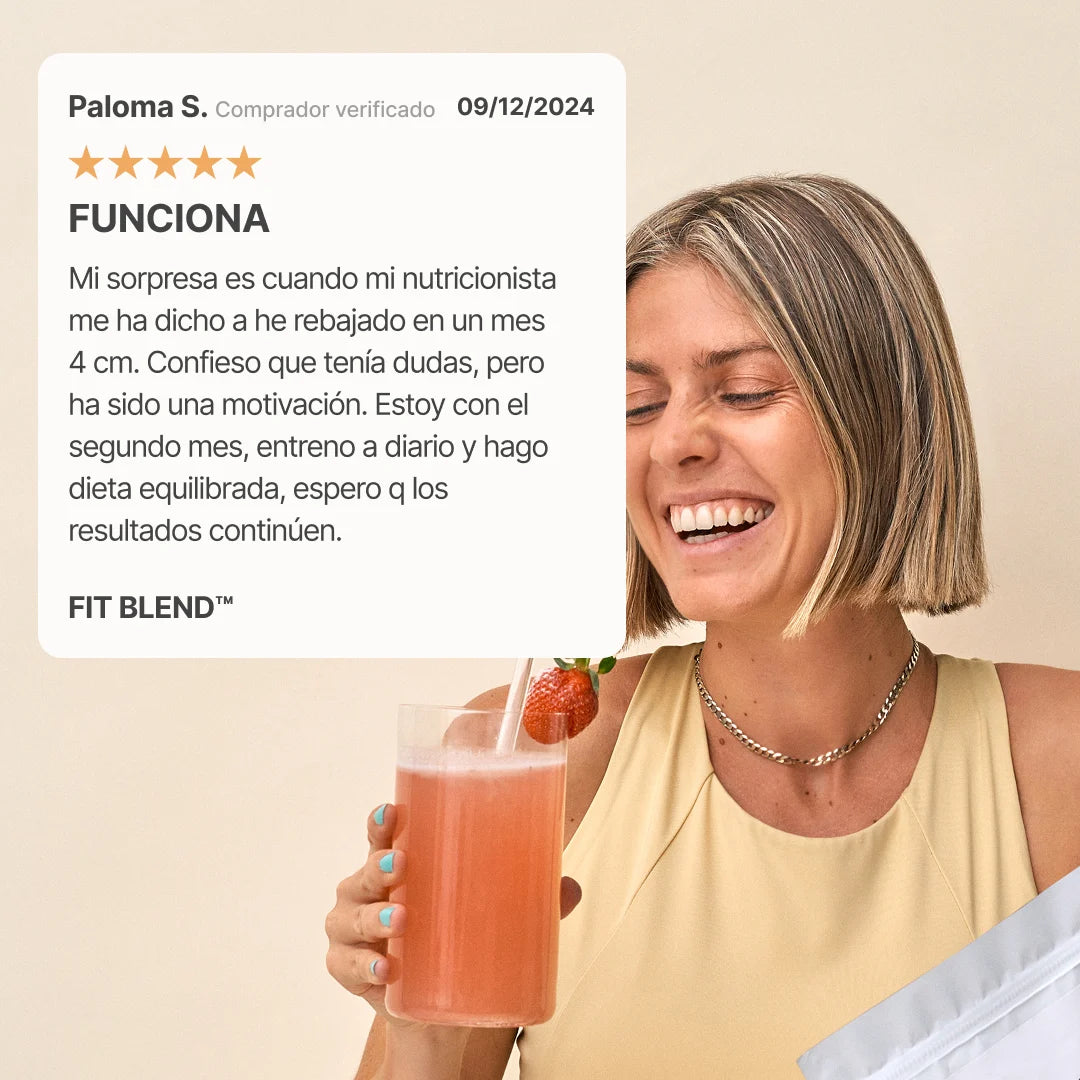 Fit Blend fresa composición corporal