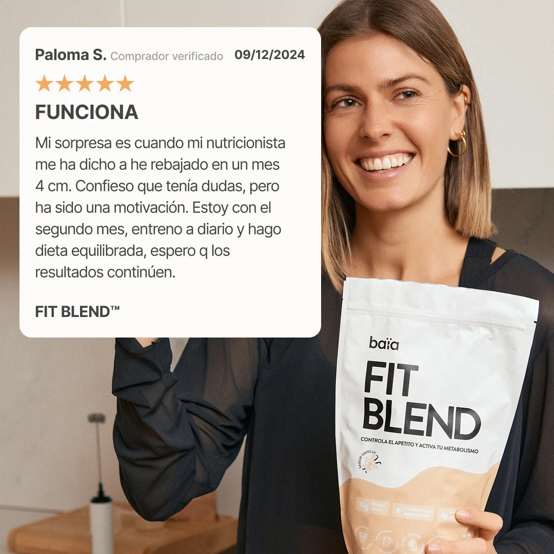 Fit Blend vainilla composición corporal