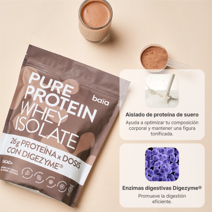 Ingredientes Pure Protein whey isolate cacao