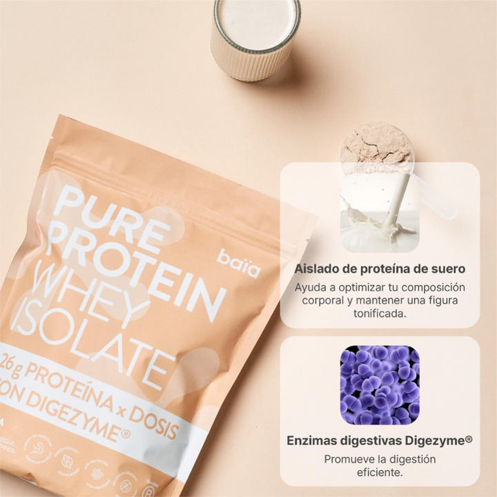 Ingredientes Pre Protein whey isolate baunilha