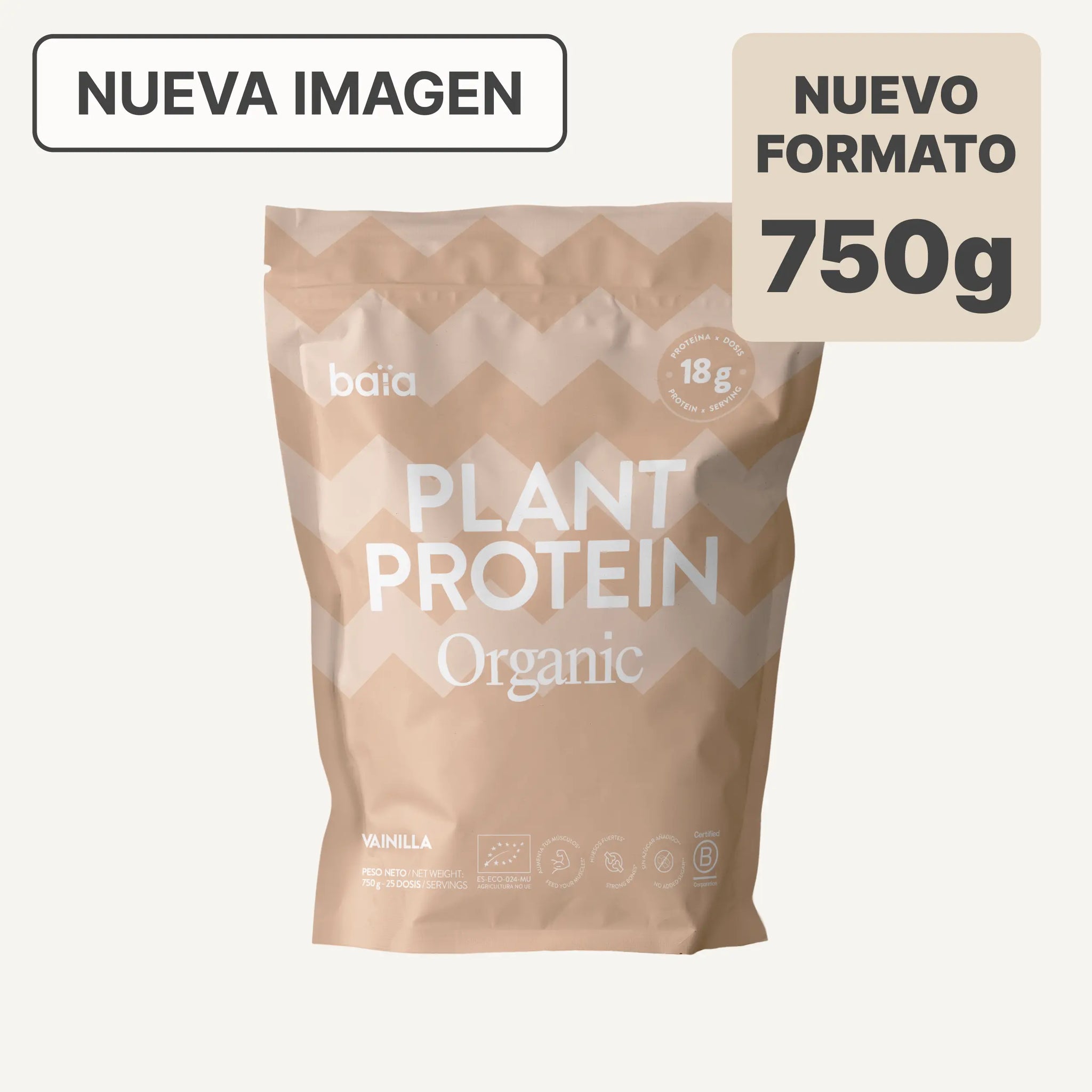 PLANT PROTEIN VAINILLA 750G