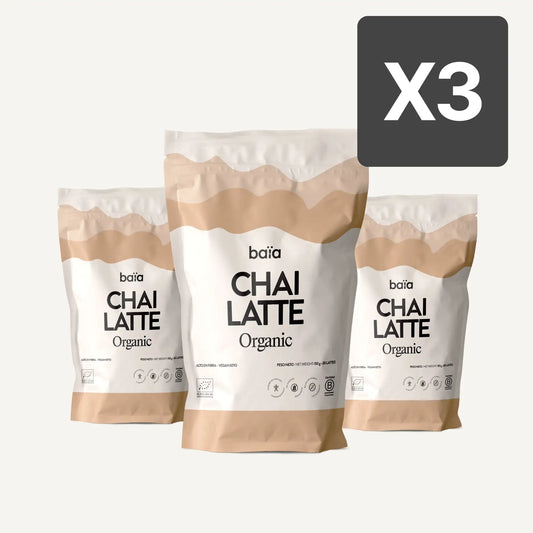 Lot de 3 chai latte 