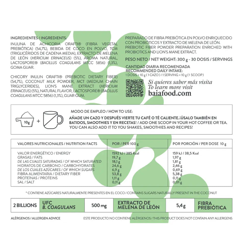 Microbiotic Creamer™ | Salud Intestinal – Baïa Food