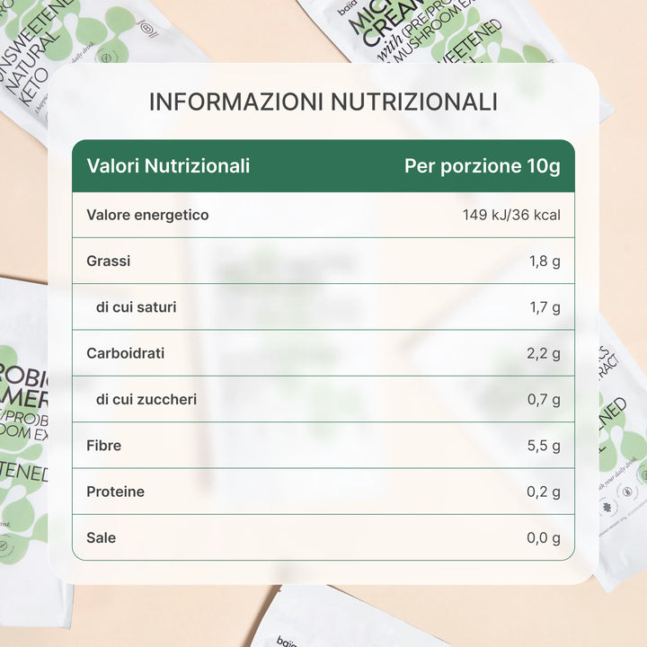 MICROBIOTIC CREAMER® BISCOTTO ALLA CANNELLA 