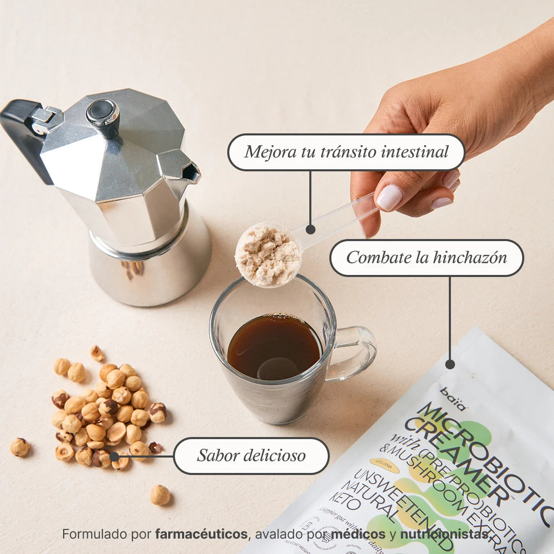 Microbiotic Creamer™ Avellana Salud Intestinal – Baïa Food