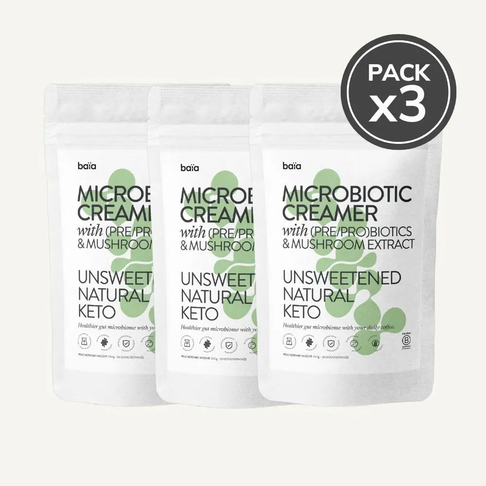 PACK 3 MICROBIOTIC CREAMER WELCOME KIT