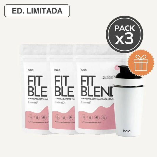 PACK 3 FIT BLEND FRESA + SHAKER GRATIS