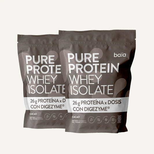 PACK 2 PURE PROTEIN WHEY ISOLATE CACAO 750G