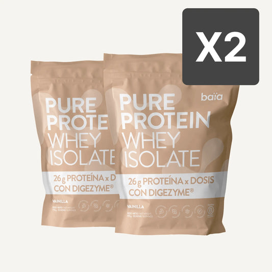 PACK 2 PURE PROTEIN WHEY ISOLATE VAINILLA 750G