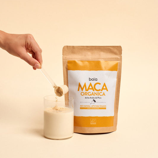 Maca Orgánica con leche