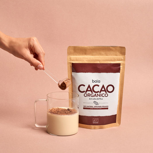 Cacao Orgánico con leche