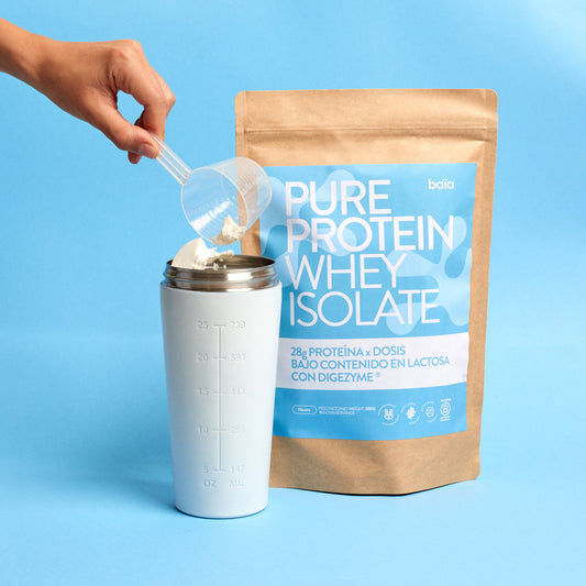 Proteína Whey sin sabor, ni edulcorantes ni azúcares