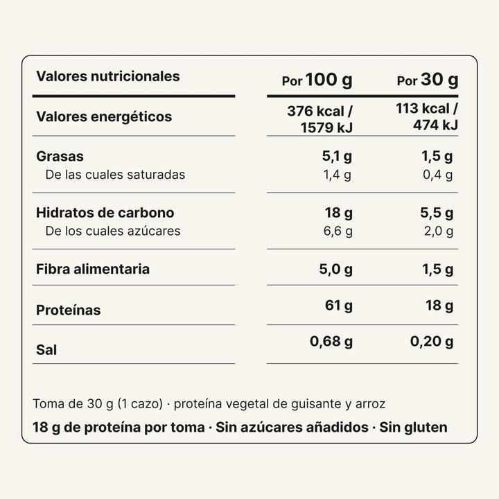 PLANT PROTEIN VAINILLA 750G